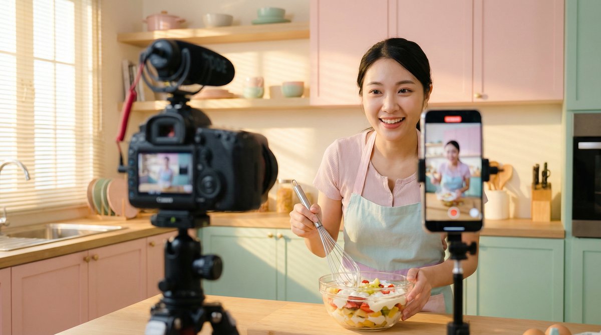 国产主播美食制作视频